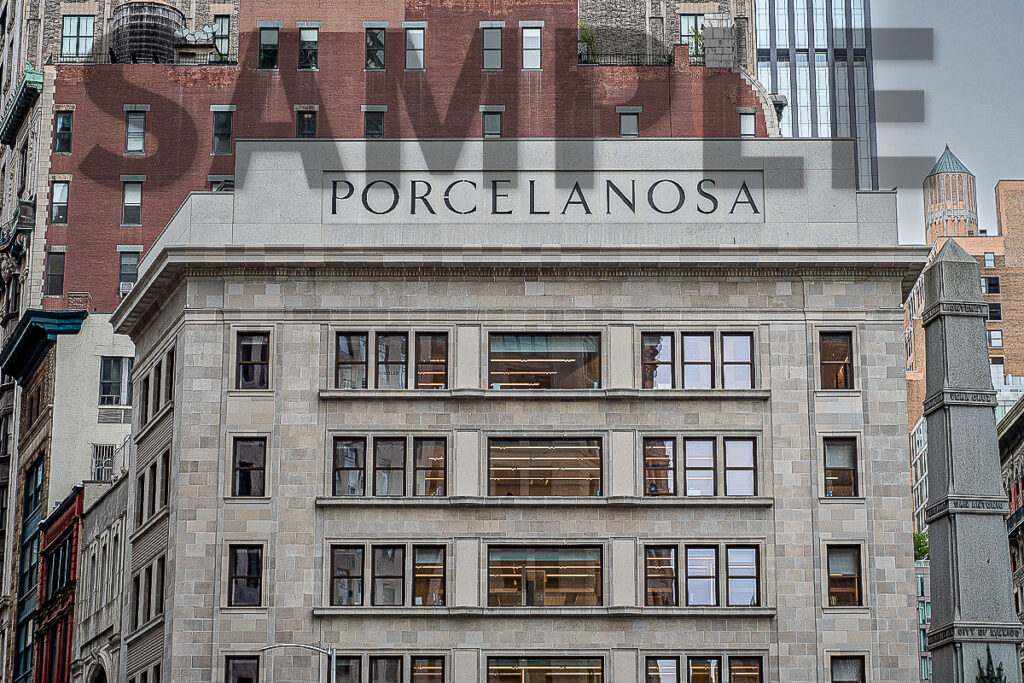Porcelanosa Building near 23rd Street in New York City. Photo copyright 2022 by Paul Barretta